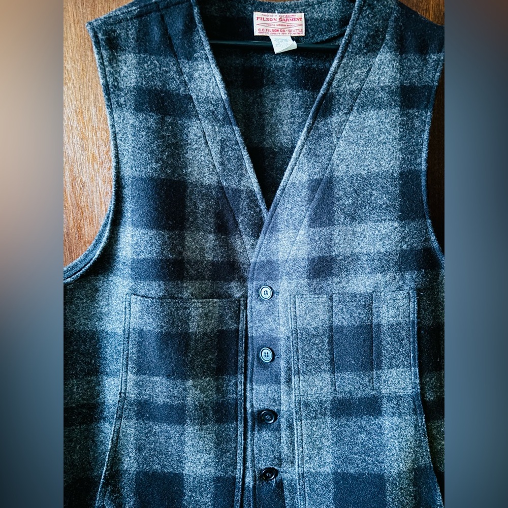 Filson Mackinaw wool vest XXL